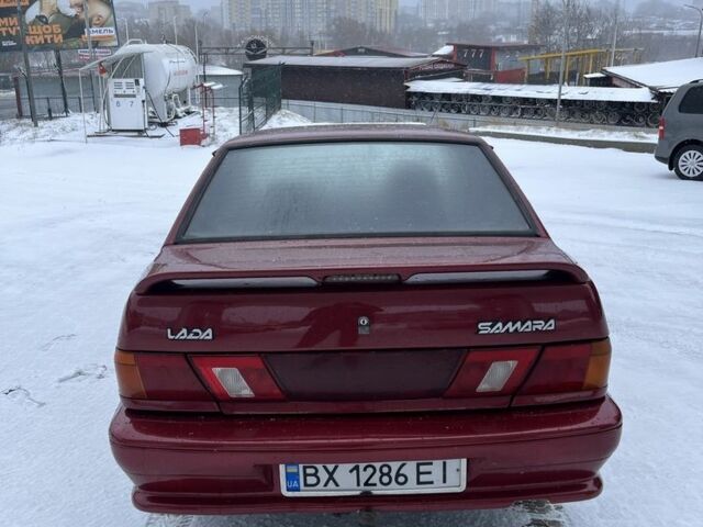 Червоний ВАЗ 2115 Самара, об'ємом двигуна 1.5 л та пробігом 223 тис. км за 1600 $, фото 3 на Automoto.ua