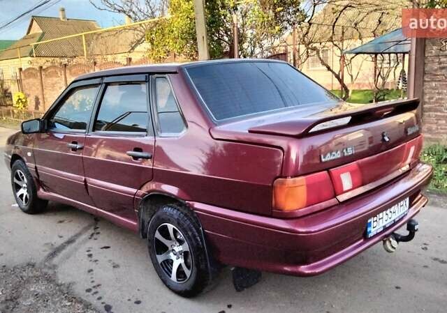 Красный ВАЗ 2115 Самара, объемом двигателя 1.5 л и пробегом 61 тыс. км за 2800 $, фото 6 на Automoto.ua