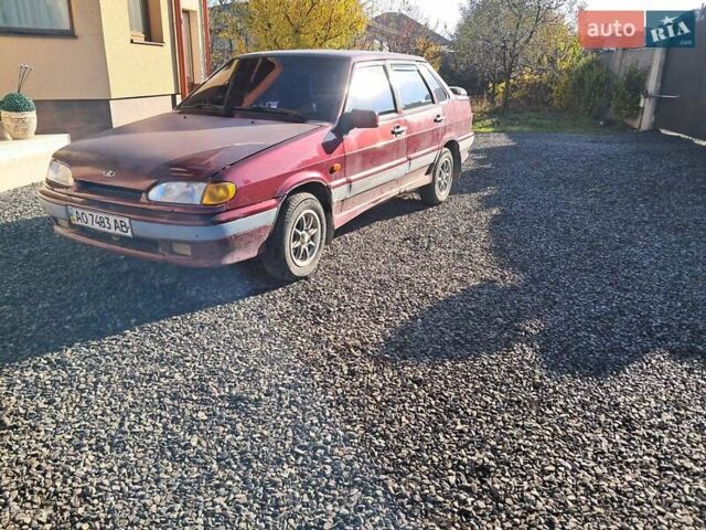 Красный ВАЗ 2115 Самара, объемом двигателя 1.5 л и пробегом 218 тыс. км за 2099 $, фото 1 на Automoto.ua