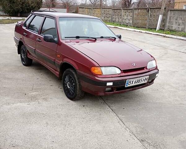 Красный ВАЗ 2115 Самара, объемом двигателя 1.5 л и пробегом 108 тыс. км за 1700 $, фото 1 на Automoto.ua
