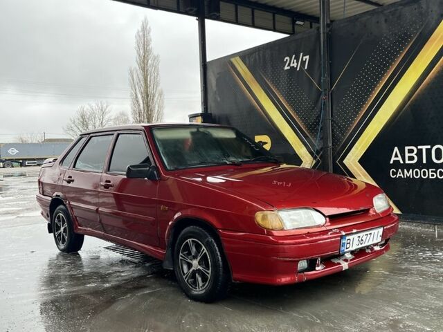 Красный ВАЗ 2115 Самара, объемом двигателя 1.6 л и пробегом 200 тыс. км за 1500 $, фото 2 на Automoto.ua