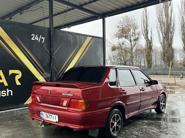 Красный ВАЗ 2115 Самара, объемом двигателя 1.6 л и пробегом 200 тыс. км за 1500 $, фото 4 на Automoto.ua