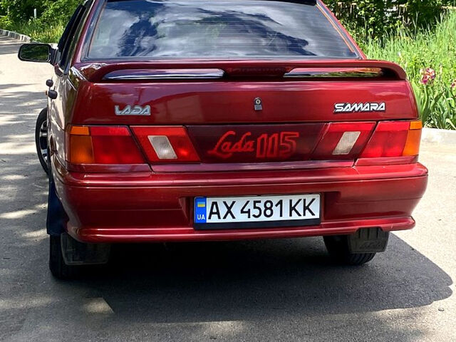 Красный ВАЗ 2115 Самара, объемом двигателя 1.6 л и пробегом 208 тыс. км за 2400 $, фото 5 на Automoto.ua