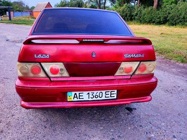 Красный ВАЗ 2115 Самара, объемом двигателя 1.6 л и пробегом 136 тыс. км за 1300 $, фото 2 на Automoto.ua