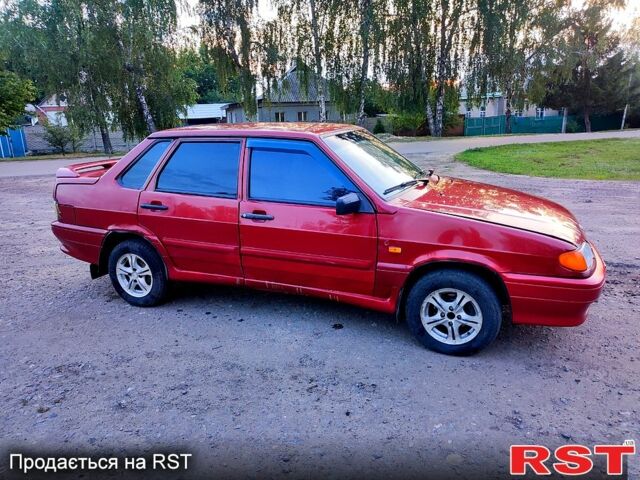Красный ВАЗ 2115 Самара, объемом двигателя 1.6 л и пробегом 136 тыс. км за 1300 $, фото 1 на Automoto.ua