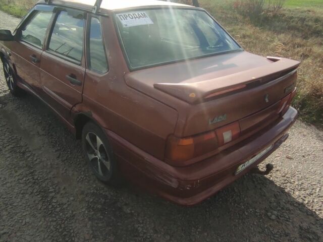 Червоний ВАЗ 2115 Самара, об'ємом двигуна 2 л та пробігом 600 тис. км за 1000 $, фото 3 на Automoto.ua