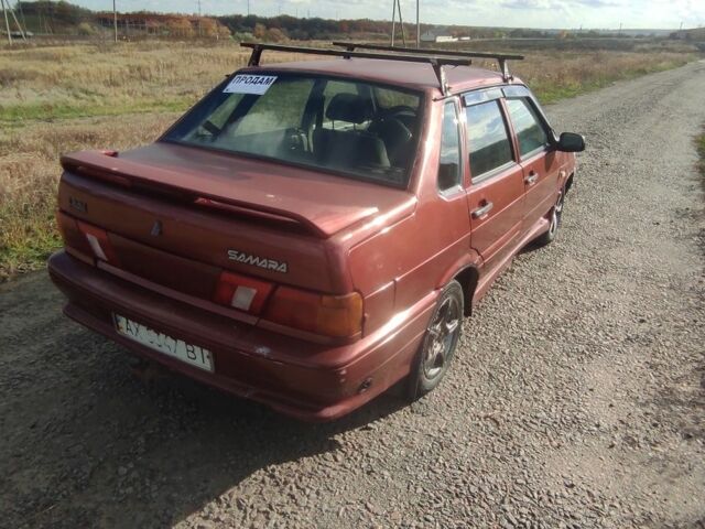 Червоний ВАЗ 2115 Самара, об'ємом двигуна 2 л та пробігом 600 тис. км за 1000 $, фото 2 на Automoto.ua