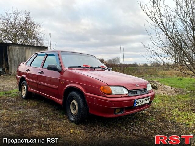 Красный ВАЗ 2115 Самара, объемом двигателя 1.6 л и пробегом 329 тыс. км за 1800 $, фото 1 на Automoto.ua