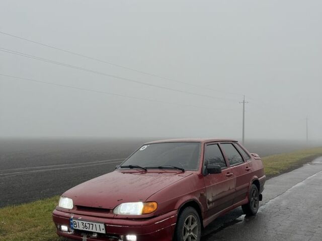 Красный ВАЗ 2115 Самара, объемом двигателя 1.6 л и пробегом 200 тыс. км за 1500 $, фото 3 на Automoto.ua