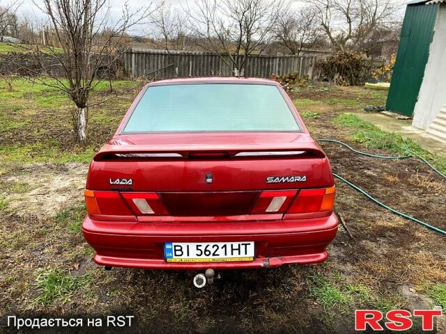 Красный ВАЗ 2115 Самара, объемом двигателя 1.6 л и пробегом 329 тыс. км за 1800 $, фото 4 на Automoto.ua