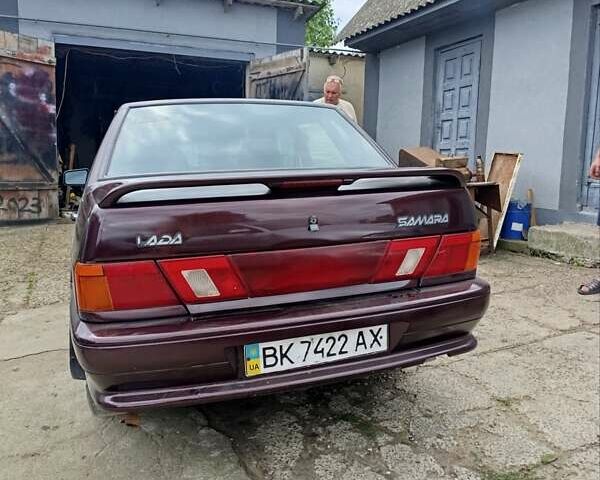 Красный ВАЗ 2115 Самара, объемом двигателя 1.6 л и пробегом 91 тыс. км за 1950 $, фото 2 на Automoto.ua