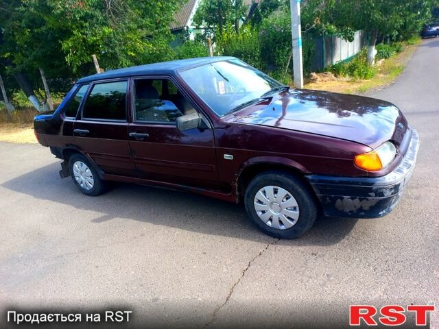 Красный ВАЗ 2115 Самара, объемом двигателя 1.6 л и пробегом 150 тыс. км за 1100 $, фото 1 на Automoto.ua