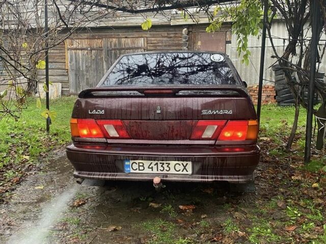 Червоний ВАЗ 2115 Самара, об'ємом двигуна 1.6 л та пробігом 210 тис. км за 1700 $, фото 1 на Automoto.ua