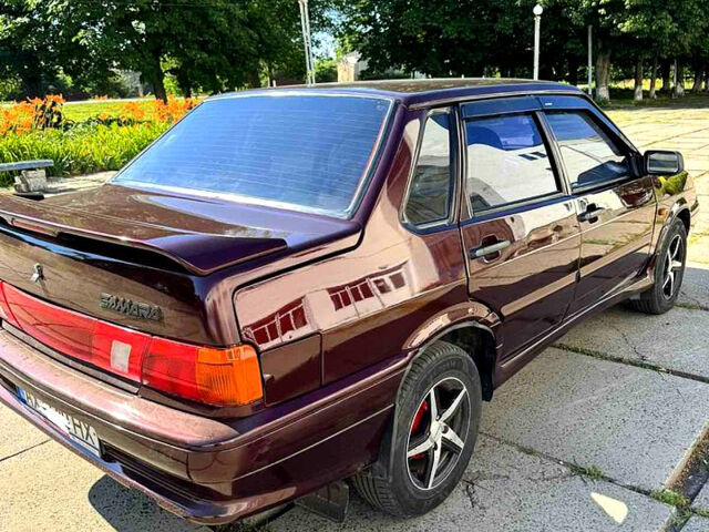 Красный ВАЗ 2115 Самара, объемом двигателя 1.6 л и пробегом 150 тыс. км за 2800 $, фото 2 на Automoto.ua