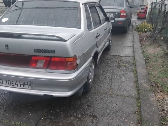 Серый ВАЗ 2115 Самара, объемом двигателя 1.6 л и пробегом 190 тыс. км за 1100 $, фото 4 на Automoto.ua