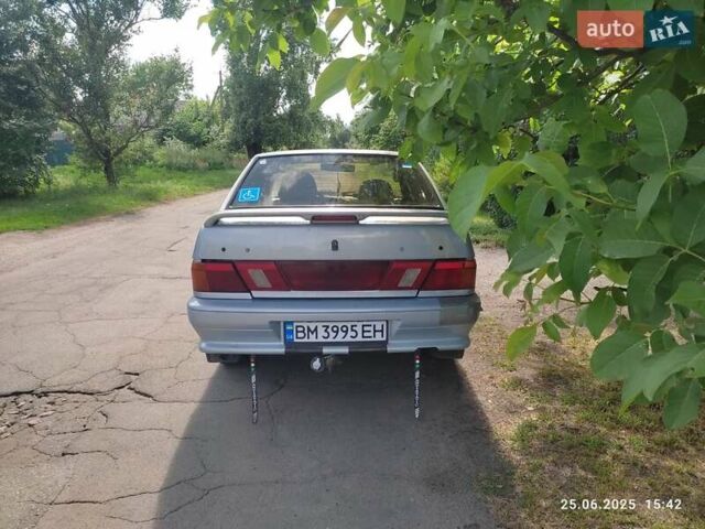 Серый ВАЗ 2115 Самара, объемом двигателя 1.5 л и пробегом 333 тыс. км за 1500 $, фото 2 на Automoto.ua