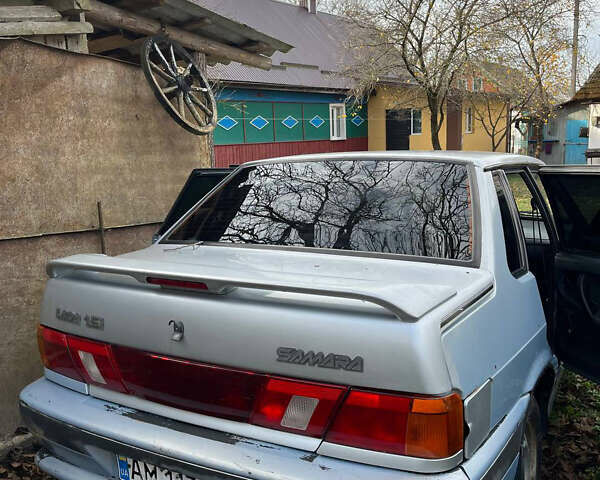 Серый ВАЗ 2115 Самара, объемом двигателя 1.5 л и пробегом 220 тыс. км за 1500 $, фото 1 на Automoto.ua