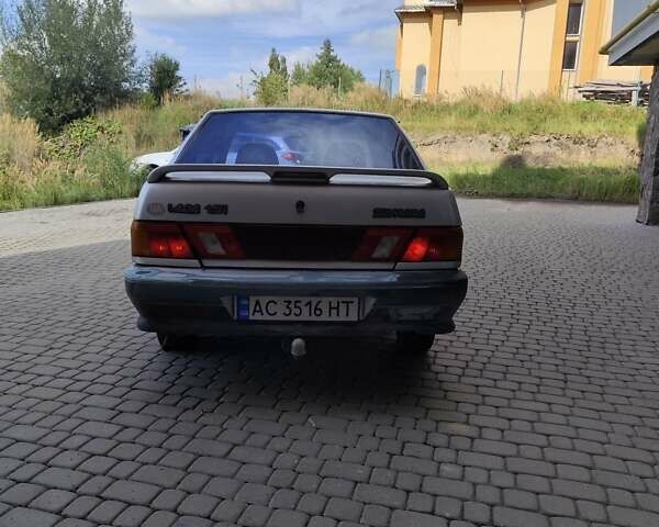 Серый ВАЗ 2115 Самара, объемом двигателя 1.5 л и пробегом 184 тыс. км за 750 $, фото 11 на Automoto.ua