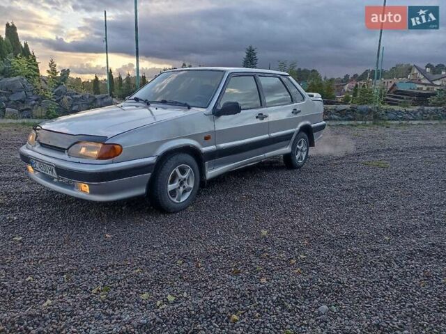Серый ВАЗ 2115 Самара, объемом двигателя 1.5 л и пробегом 200 тыс. км за 1450 $, фото 4 на Automoto.ua