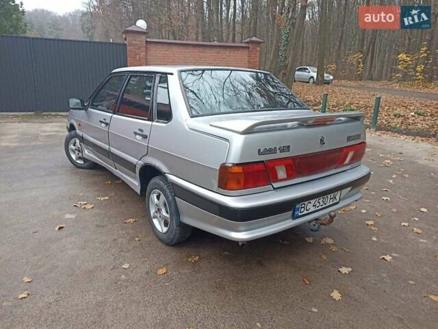 Серый ВАЗ 2115 Самара, объемом двигателя 1.5 л и пробегом 262 тыс. км за 1450 $, фото 2 на Automoto.ua