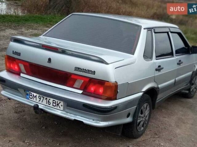 Серый ВАЗ 2115 Самара, объемом двигателя 1.5 л и пробегом 224 тыс. км за 1700 $, фото 2 на Automoto.ua