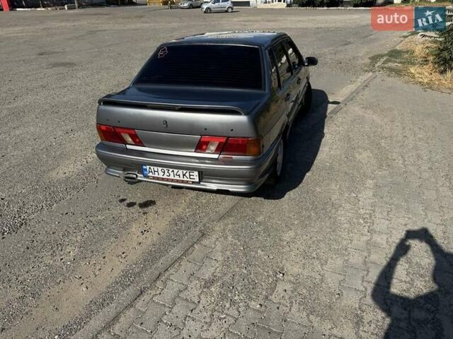 Серый ВАЗ 2115 Самара, объемом двигателя 1.5 л и пробегом 249 тыс. км за 2600 $, фото 2 на Automoto.ua
