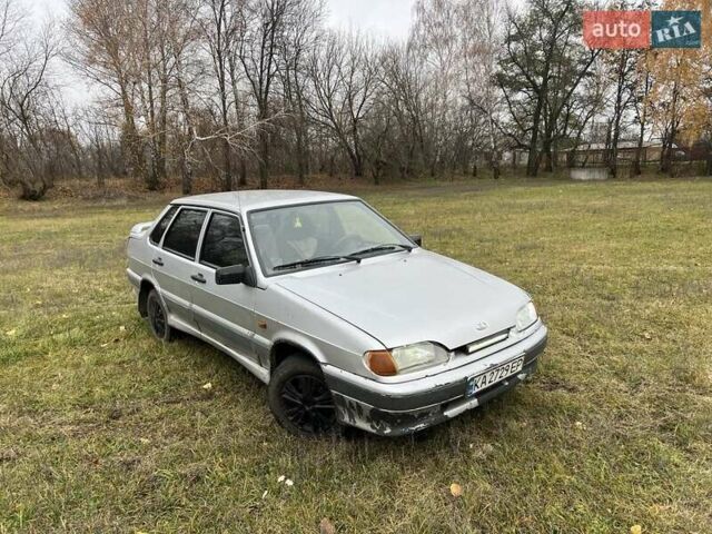 Серый ВАЗ 2115 Самара, объемом двигателя 1.5 л и пробегом 230 тыс. км за 1500 $, фото 4 на Automoto.ua