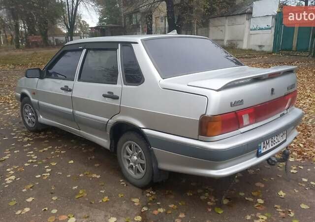 Серый ВАЗ 2115 Самара, объемом двигателя 1.5 л и пробегом 182 тыс. км за 1000 $, фото 5 на Automoto.ua