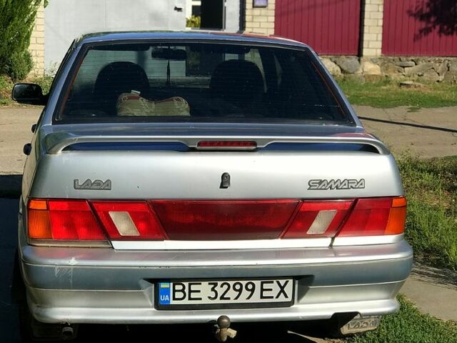 Серый ВАЗ 2115 Самара, объемом двигателя 1.6 л и пробегом 219 тыс. км за 2200 $, фото 2 на Automoto.ua