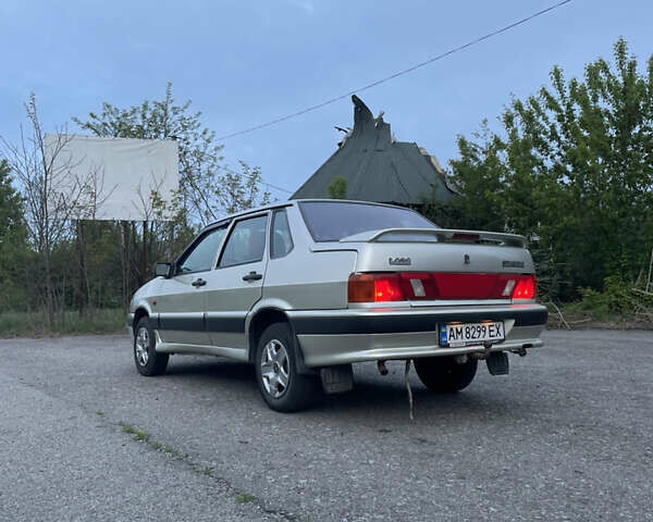 Серый ВАЗ 2115 Самара, объемом двигателя 1.5 л и пробегом 177 тыс. км за 2200 $, фото 5 на Automoto.ua