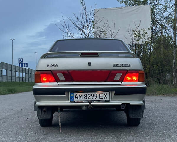 Серый ВАЗ 2115 Самара, объемом двигателя 1.5 л и пробегом 177 тыс. км за 2200 $, фото 4 на Automoto.ua