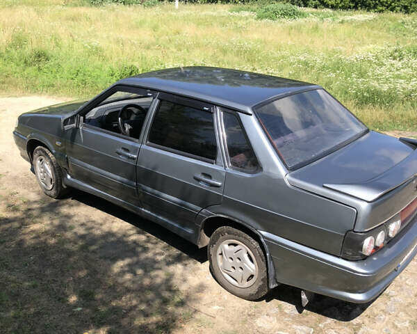 Серый ВАЗ 2115 Самара, объемом двигателя 1.5 л и пробегом 222 тыс. км за 1550 $, фото 4 на Automoto.ua