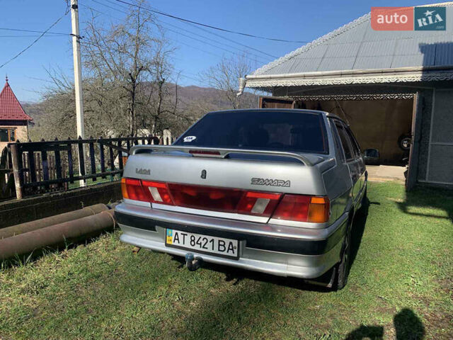 Серый ВАЗ 2115 Самара, объемом двигателя 1.5 л и пробегом 150 тыс. км за 2200 $, фото 2 на Automoto.ua