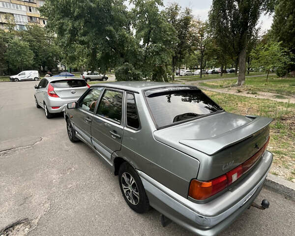 Серый ВАЗ 2115 Самара, объемом двигателя 1.5 л и пробегом 249 тыс. км за 2100 $, фото 1 на Automoto.ua