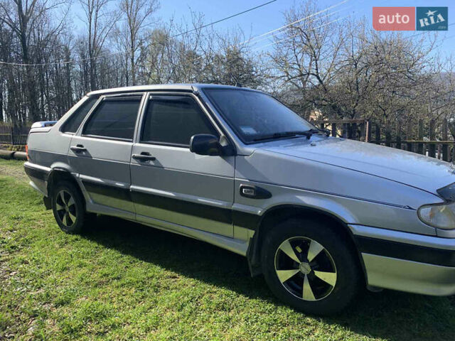 Серый ВАЗ 2115 Самара, объемом двигателя 1.5 л и пробегом 150 тыс. км за 2200 $, фото 1 на Automoto.ua
