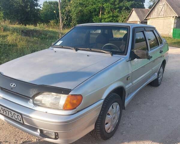 Серый ВАЗ 2115 Самара, объемом двигателя 1.5 л и пробегом 190 тыс. км за 2300 $, фото 1 на Automoto.ua