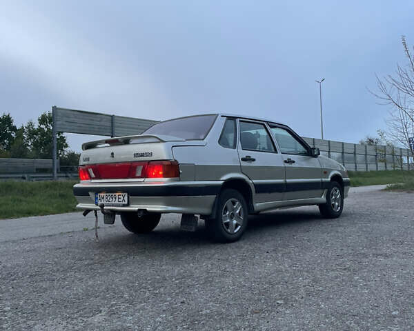 Серый ВАЗ 2115 Самара, объемом двигателя 1.5 л и пробегом 177 тыс. км за 2200 $, фото 3 на Automoto.ua