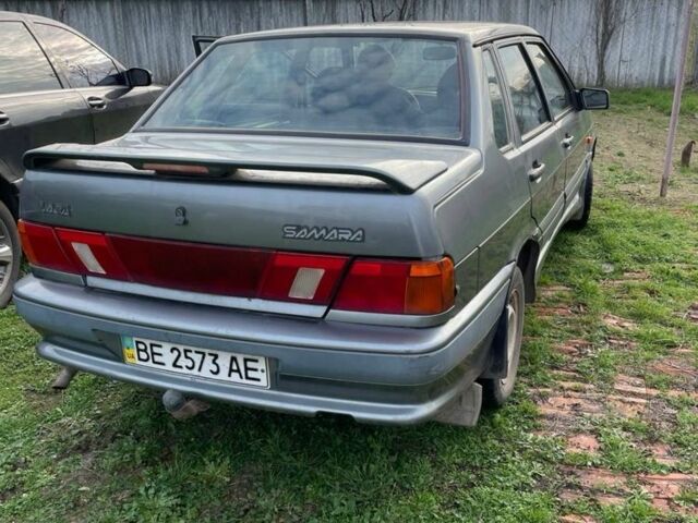 Серый ВАЗ 2115 Самара, объемом двигателя 1.6 л и пробегом 200 тыс. км за 1100 $, фото 1 на Automoto.ua
