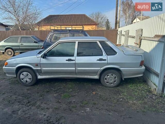 Серый ВАЗ 2115 Самара, объемом двигателя 1.5 л и пробегом 200 тыс. км за 1250 $, фото 1 на Automoto.ua