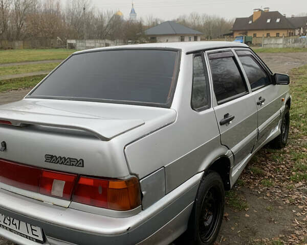 Серый ВАЗ 2115 Самара, объемом двигателя 1.5 л и пробегом 210 тыс. км за 1250 $, фото 3 на Automoto.ua