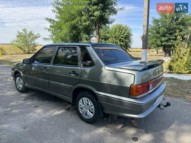 Серый ВАЗ 2115 Самара, объемом двигателя 1.6 л и пробегом 196 тыс. км за 2100 $, фото 2 на Automoto.ua