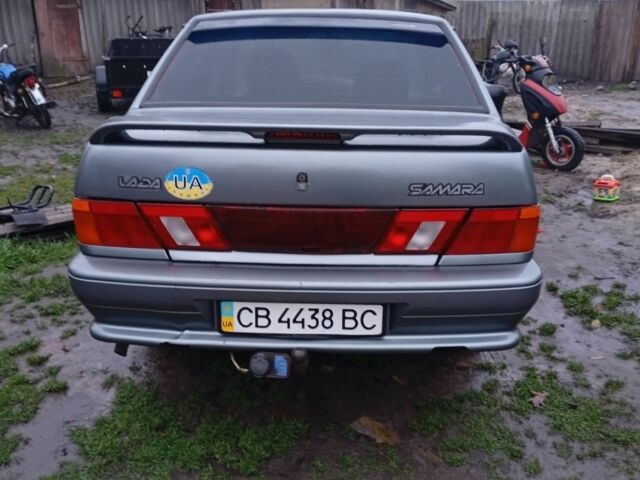 Серый ВАЗ 2115 Самара, объемом двигателя 1.5 л и пробегом 168 тыс. км за 1350 $, фото 2 на Automoto.ua