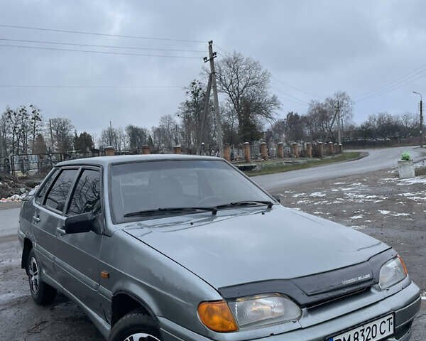 Серый ВАЗ 2115 Самара, объемом двигателя 1.6 л и пробегом 220 тыс. км за 2200 $, фото 1 на Automoto.ua