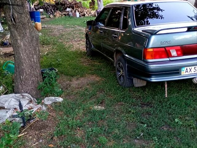 Серый ВАЗ 2115 Самара, объемом двигателя 1.6 л и пробегом 187 тыс. км за 2600 $, фото 1 на Automoto.ua