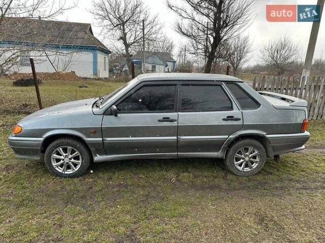 Серый ВАЗ 2115 Самара, объемом двигателя 1.6 л и пробегом 210 тыс. км за 2200 $, фото 3 на Automoto.ua