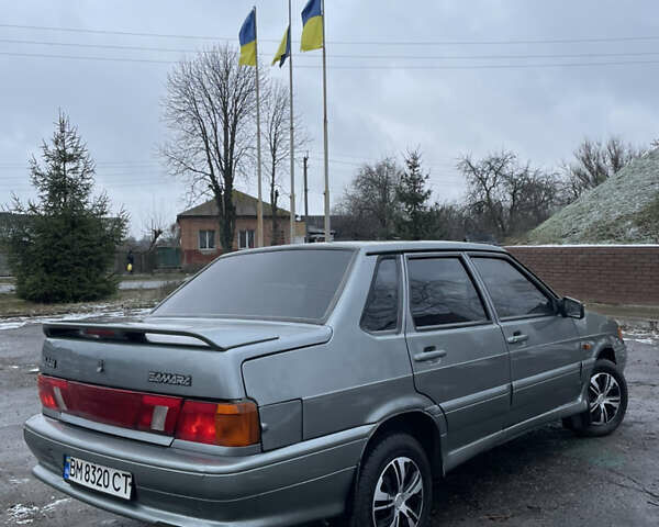 Серый ВАЗ 2115 Самара, объемом двигателя 1.6 л и пробегом 220 тыс. км за 2200 $, фото 2 на Automoto.ua