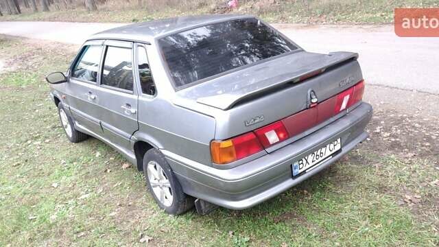 Серый ВАЗ 2115 Самара, объемом двигателя 1.6 л и пробегом 179 тыс. км за 2000 $, фото 5 на Automoto.ua