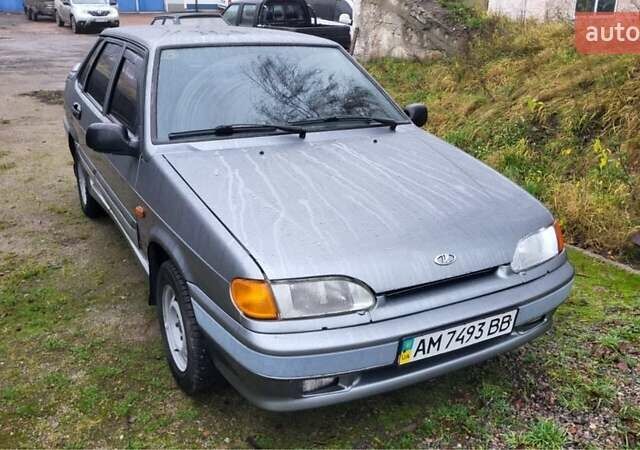 Серый ВАЗ 2115 Самара, объемом двигателя 1.6 л и пробегом 125 тыс. км за 2300 $, фото 5 на Automoto.ua