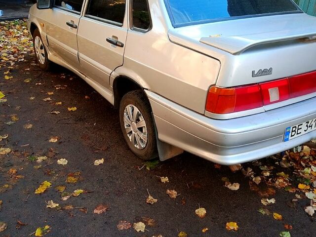 Серый ВАЗ 2115 Самара, объемом двигателя 1.6 л и пробегом 150 тыс. км за 1700 $, фото 1 на Automoto.ua