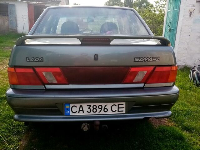 Серый ВАЗ 2115 Самара, объемом двигателя 1.6 л и пробегом 220 тыс. км за 1500 $, фото 1 на Automoto.ua